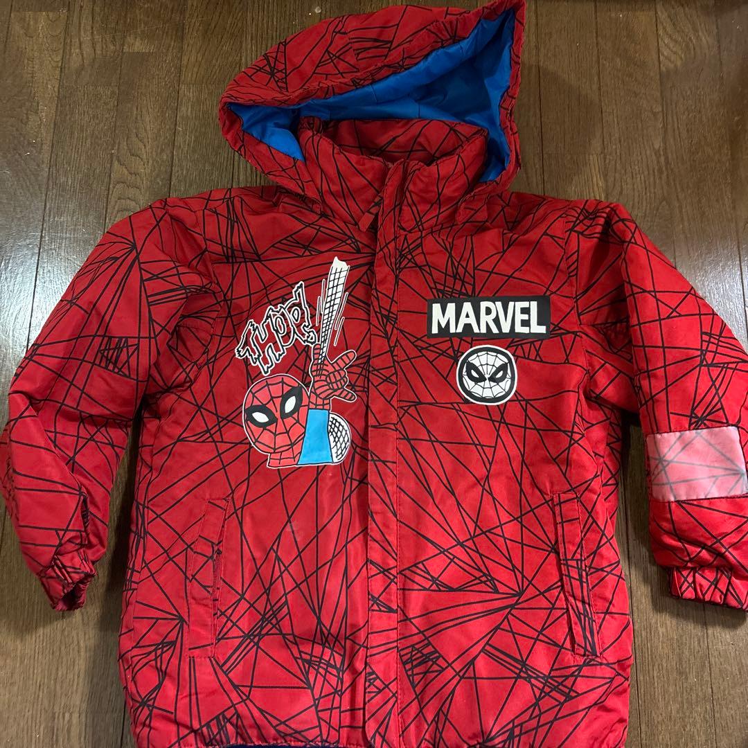 スパイダーマン　スキーウエア　スノーボードウエア　マーベル　120
