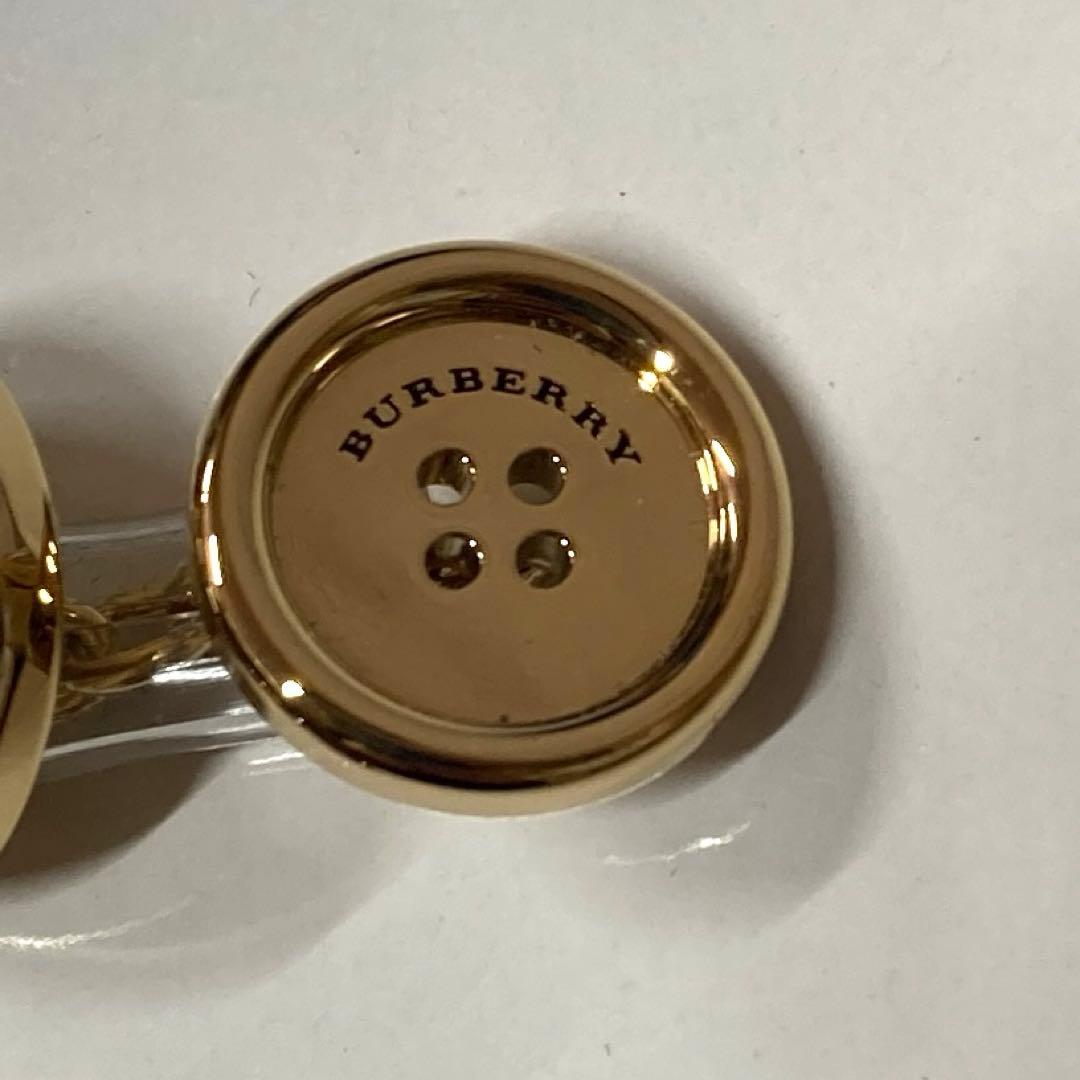 Burberry バーバリー　カフス　2点　ゴールド　スクエア　ボタン