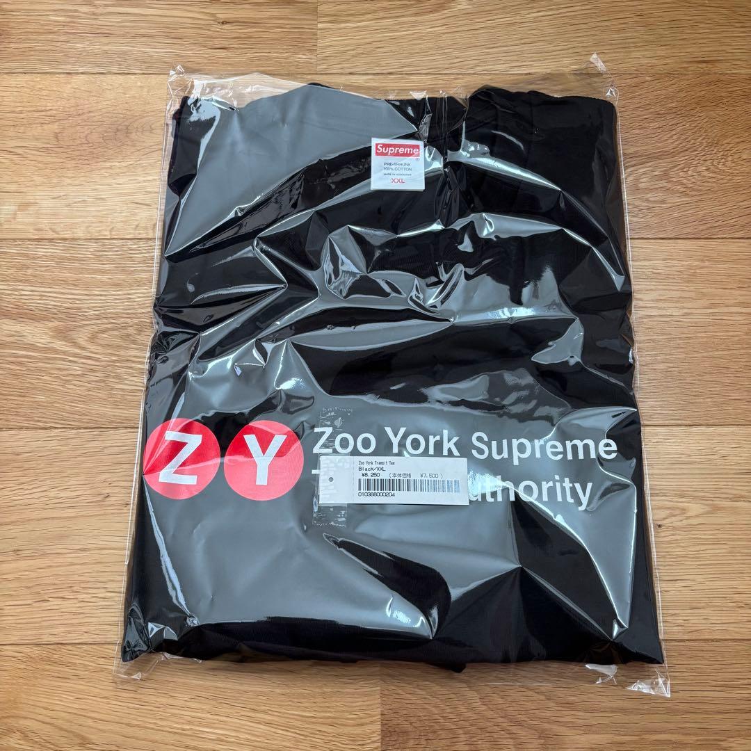 【Supreme×ZooYork】新品 25ss Transit Tee XXL