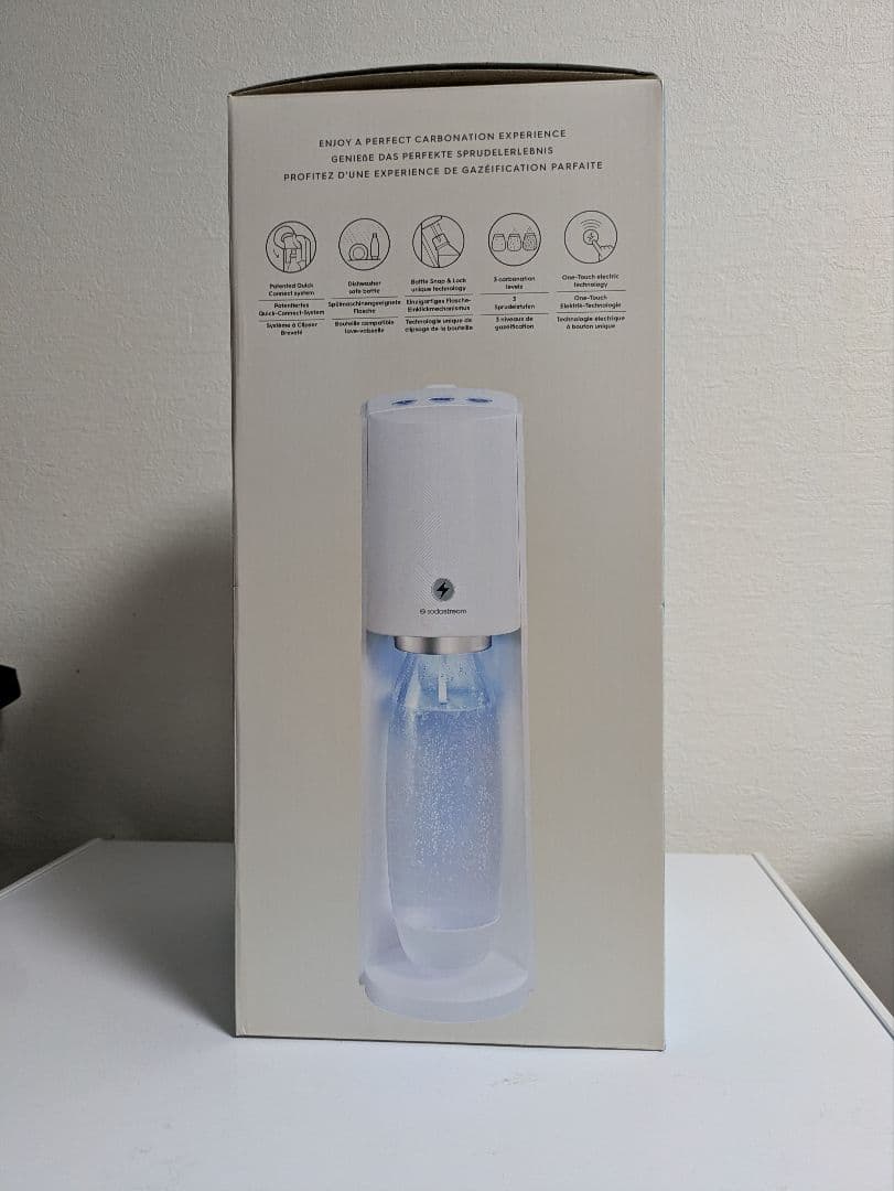 未使用品 美品　ソーダストリーム E-テラ ホワイト SSM1098　炭酸水