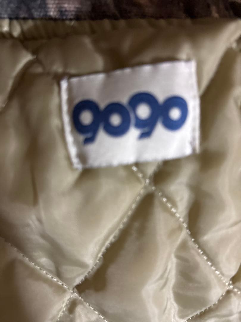 迷彩柄ファー付きフードジャケット　9090