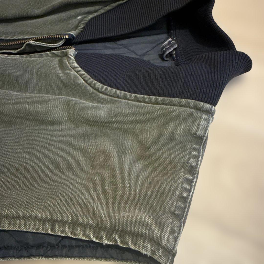 90s Carhartt カーハートダックベスト　グリーン
