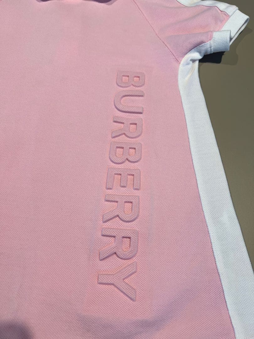 BURBERRY ピンク ポロシャツ 半袖　92㌢