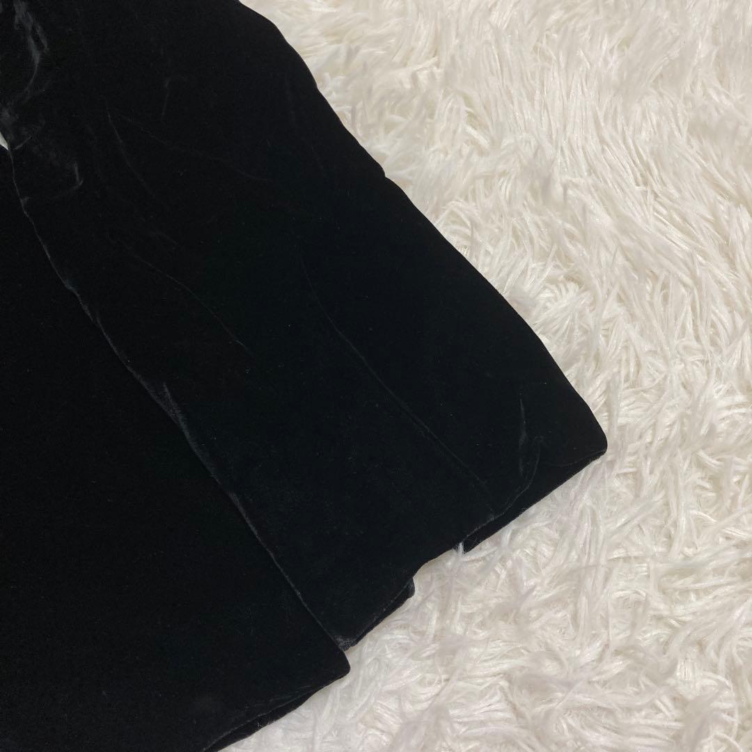 RALPH RALPH LAUREN ベロアジャケット ブラック 17号 上品