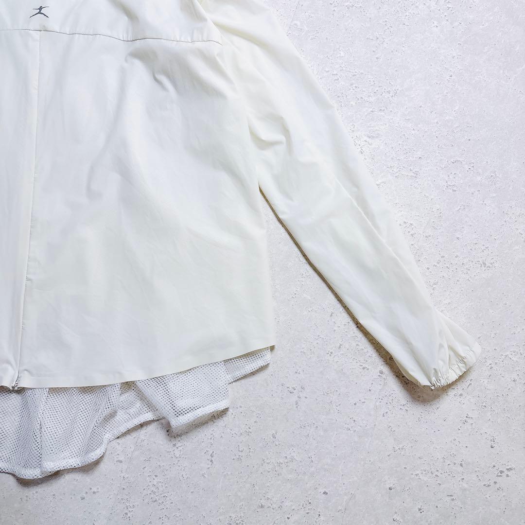 ダンスキン　アレグロフーディジャケット　ホワイト　Mサイズ