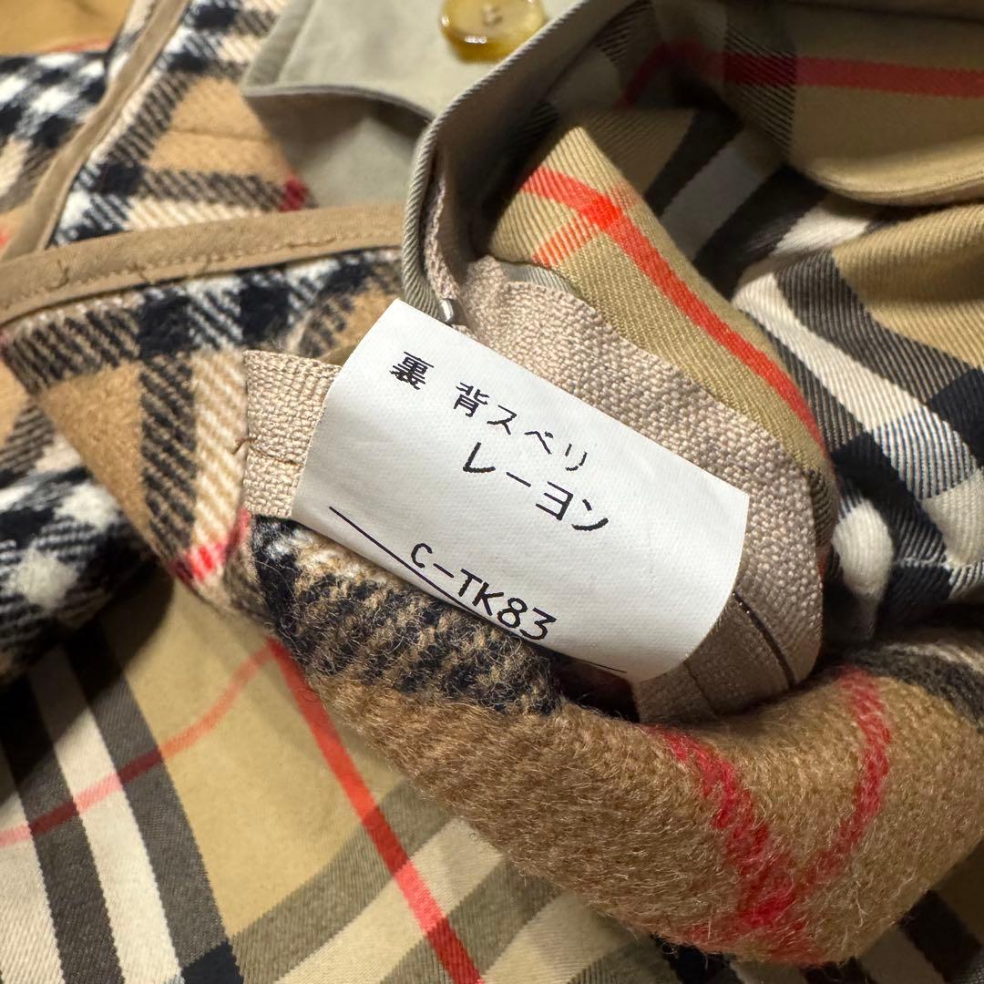 【美品】BURBERRYカーキ トレンチコート ウールライナー 希少ヴィンテージ