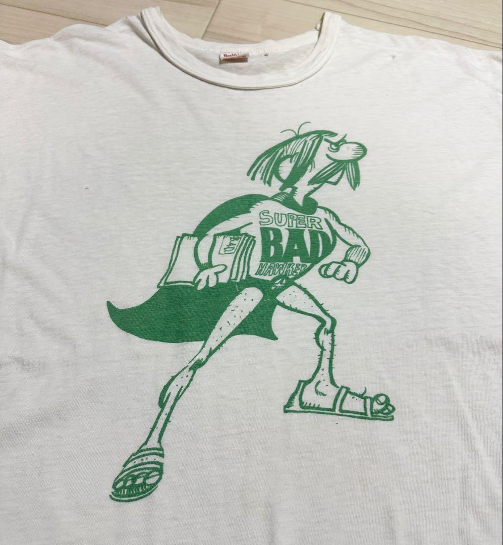 60s Healthknit ヴィンテージ tシャツ XL 染み込みプリント