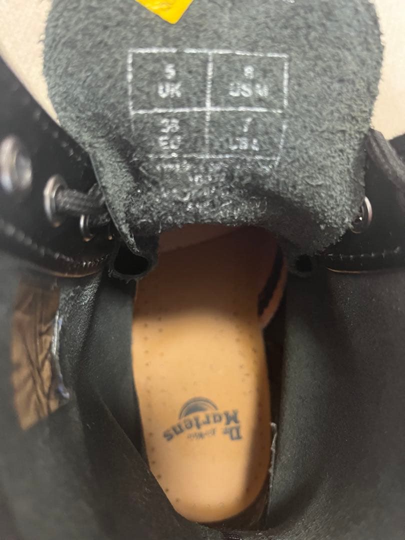 Dr. Martens 黒 レザー レースアップブーツ ブラック 編み上げ 24