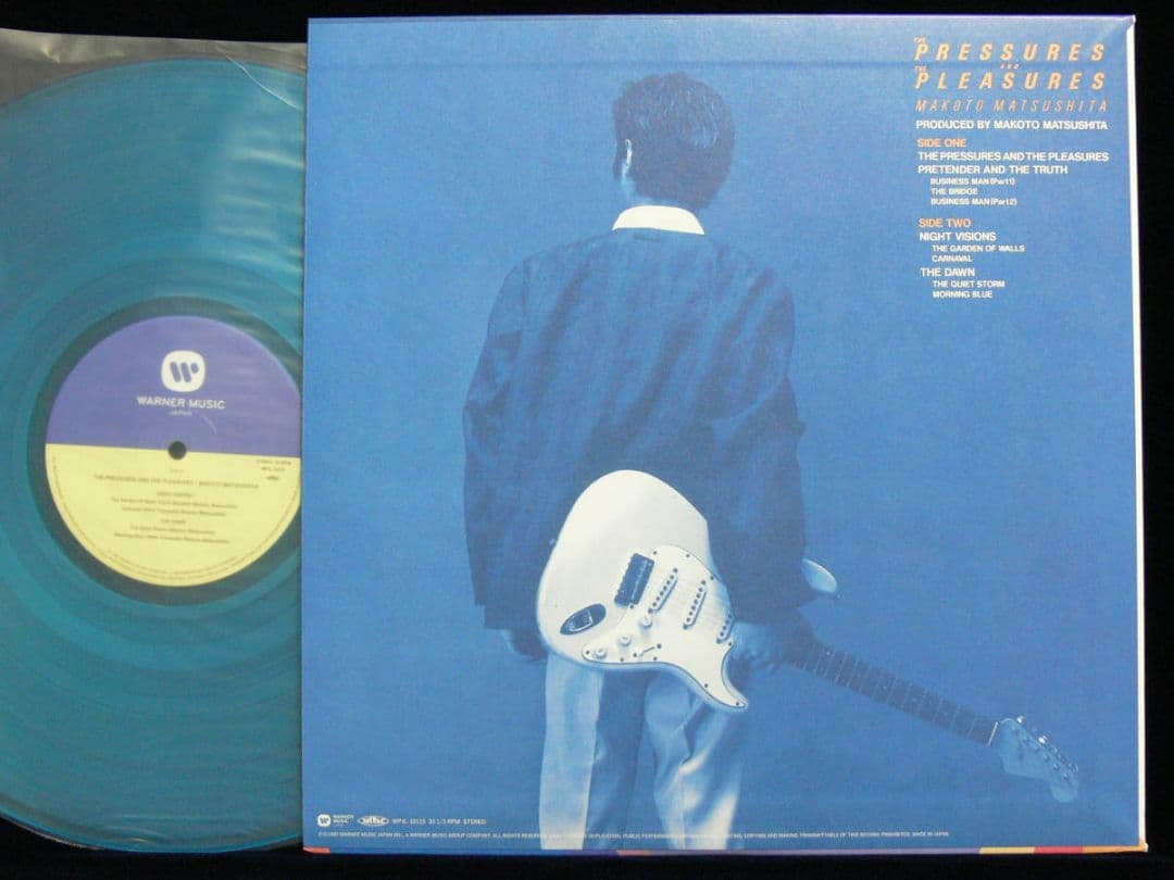 未使用品　松下誠　THE PRESSURES AND THE PLEASURES