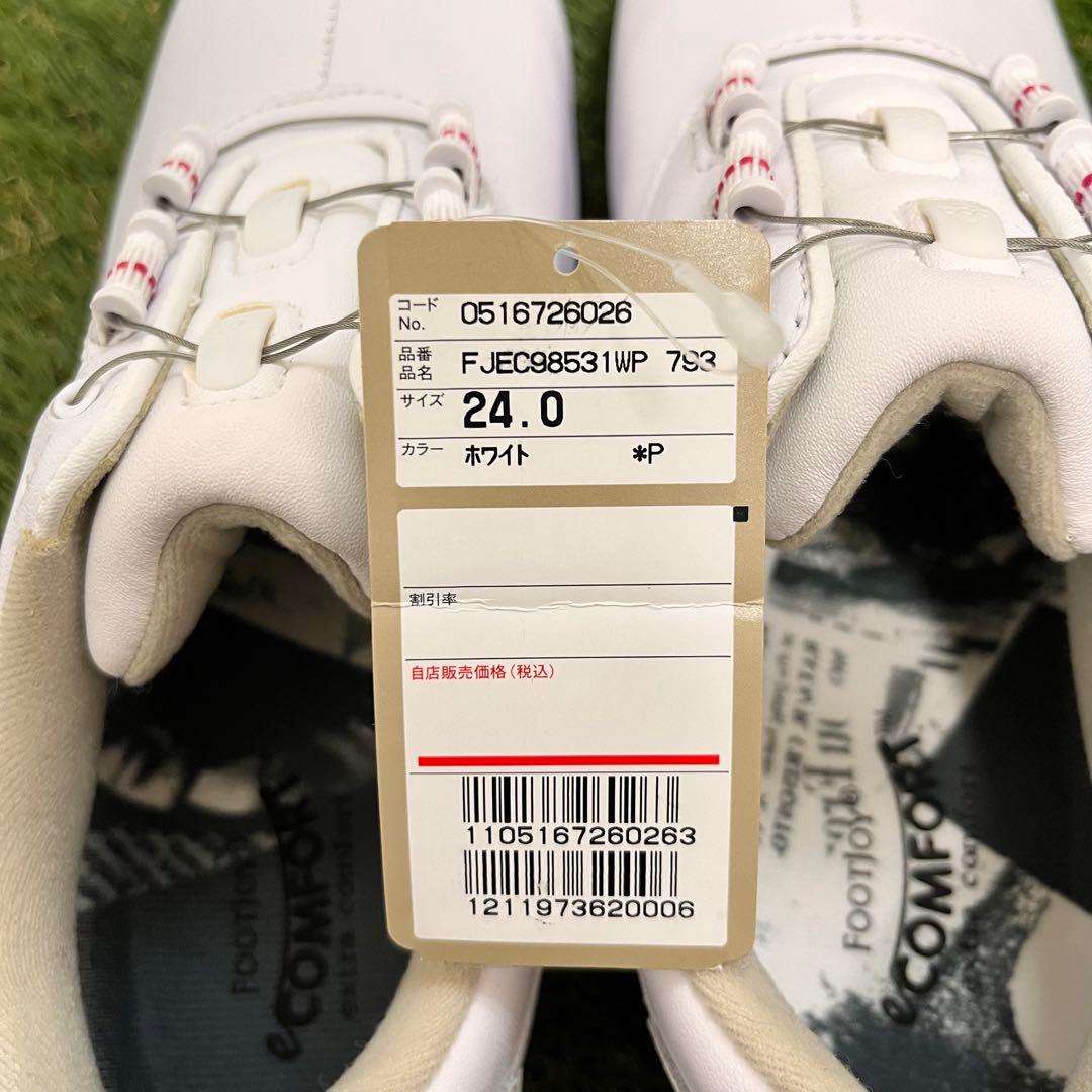 【新品未使用】FootJoy ゴルフシューズ 女性用 ホワイト　BOAシステム