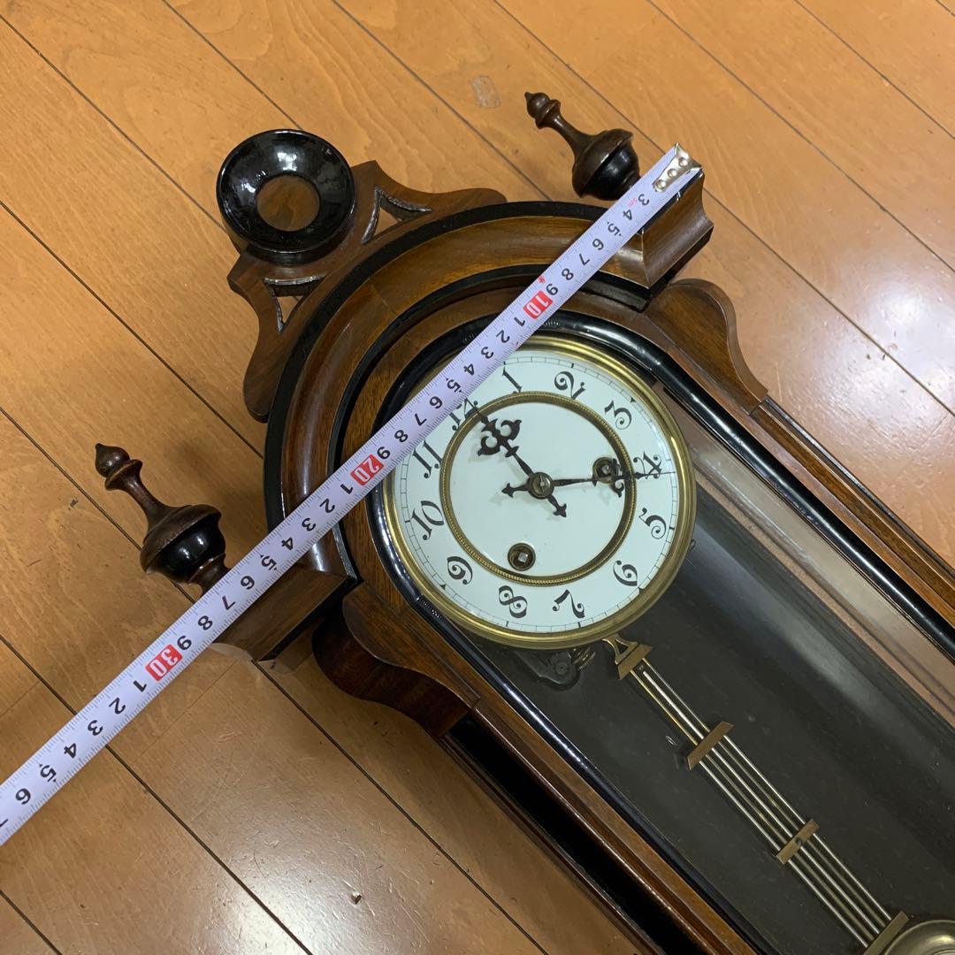 精工舎　振り子時計　クラシック木製掛時計 約76cm