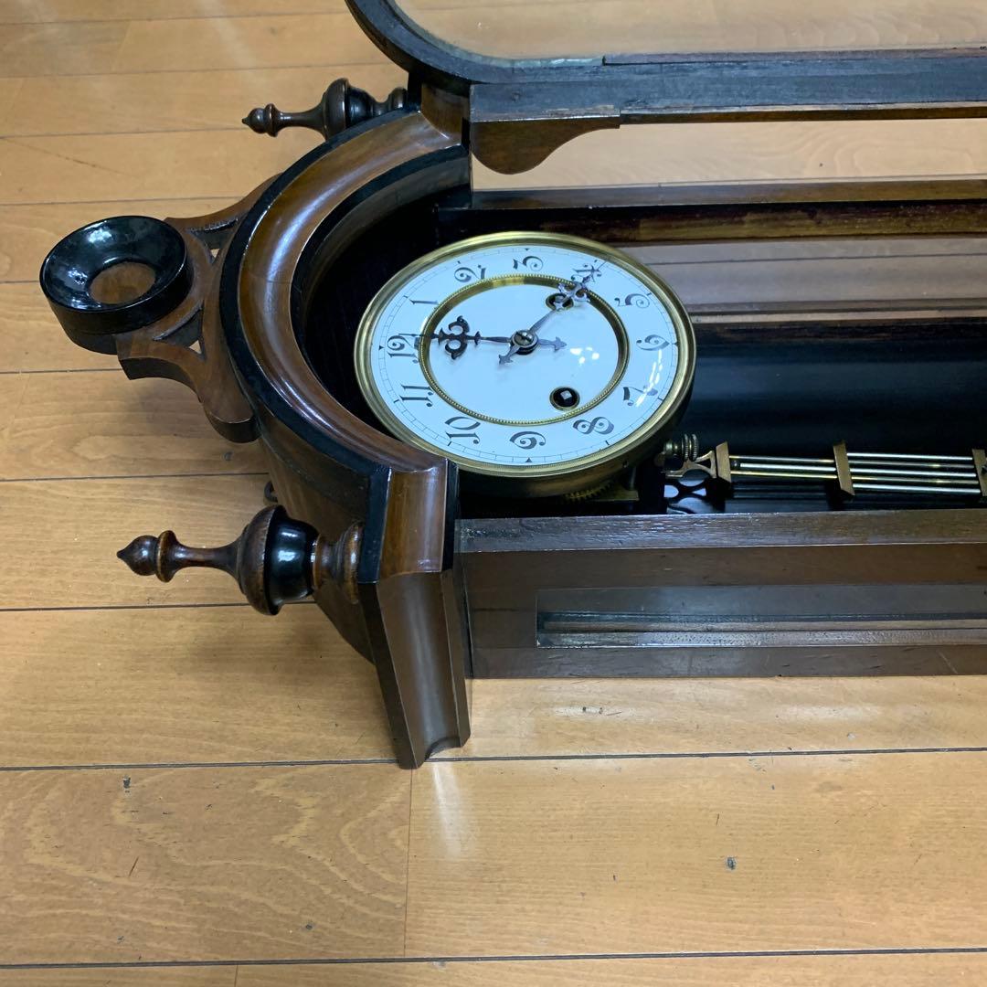 精工舎　振り子時計　クラシック木製掛時計 約76cm