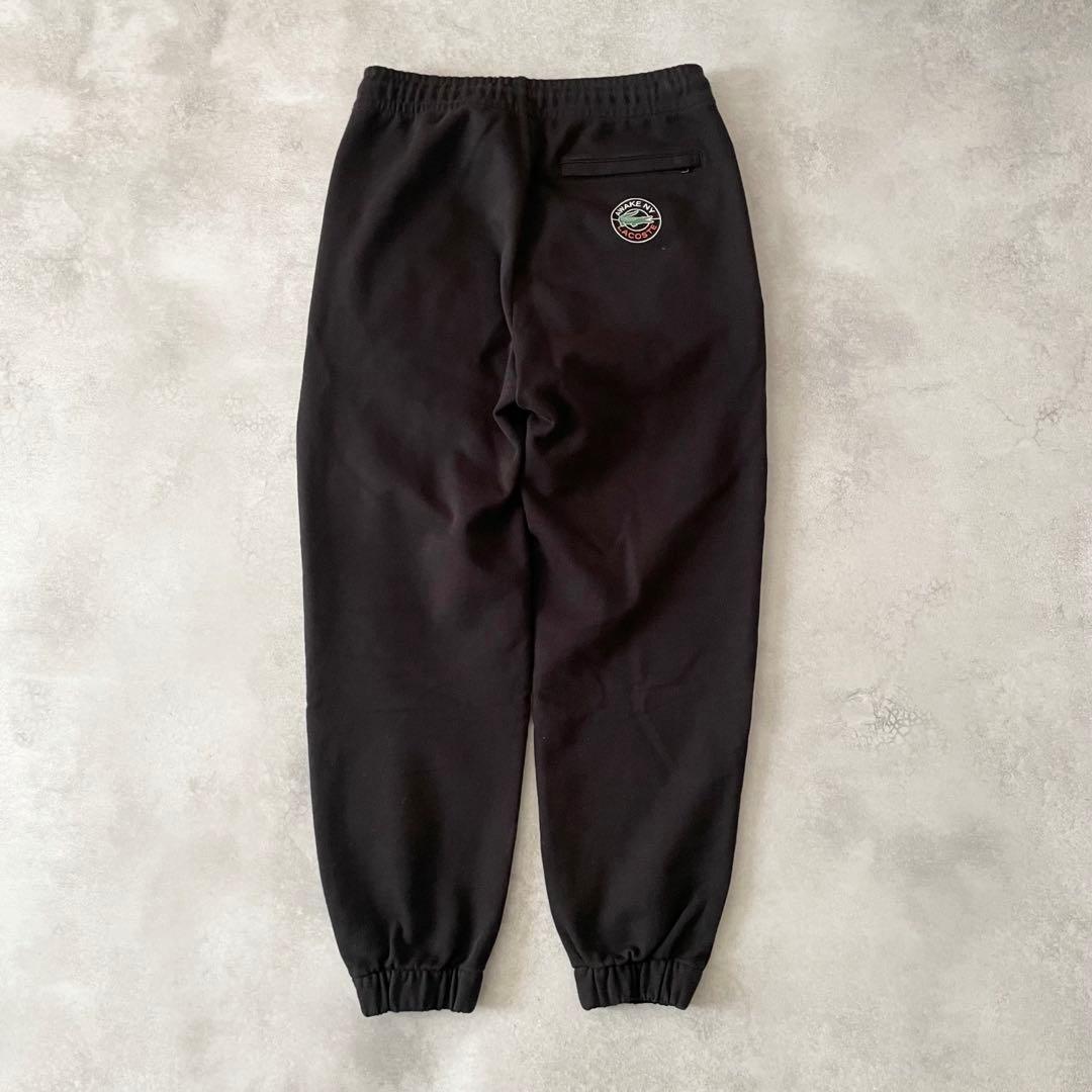 LACOSTE x AWAKE NY スウェットパンツ ブラック コラボ ロゴ