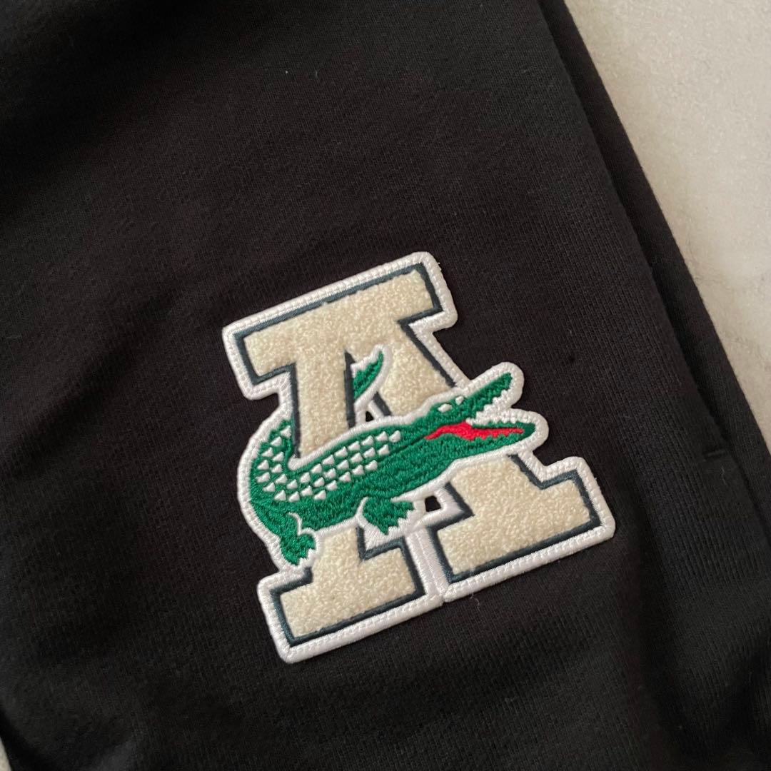 LACOSTE x AWAKE NY スウェットパンツ ブラック コラボ ロゴ