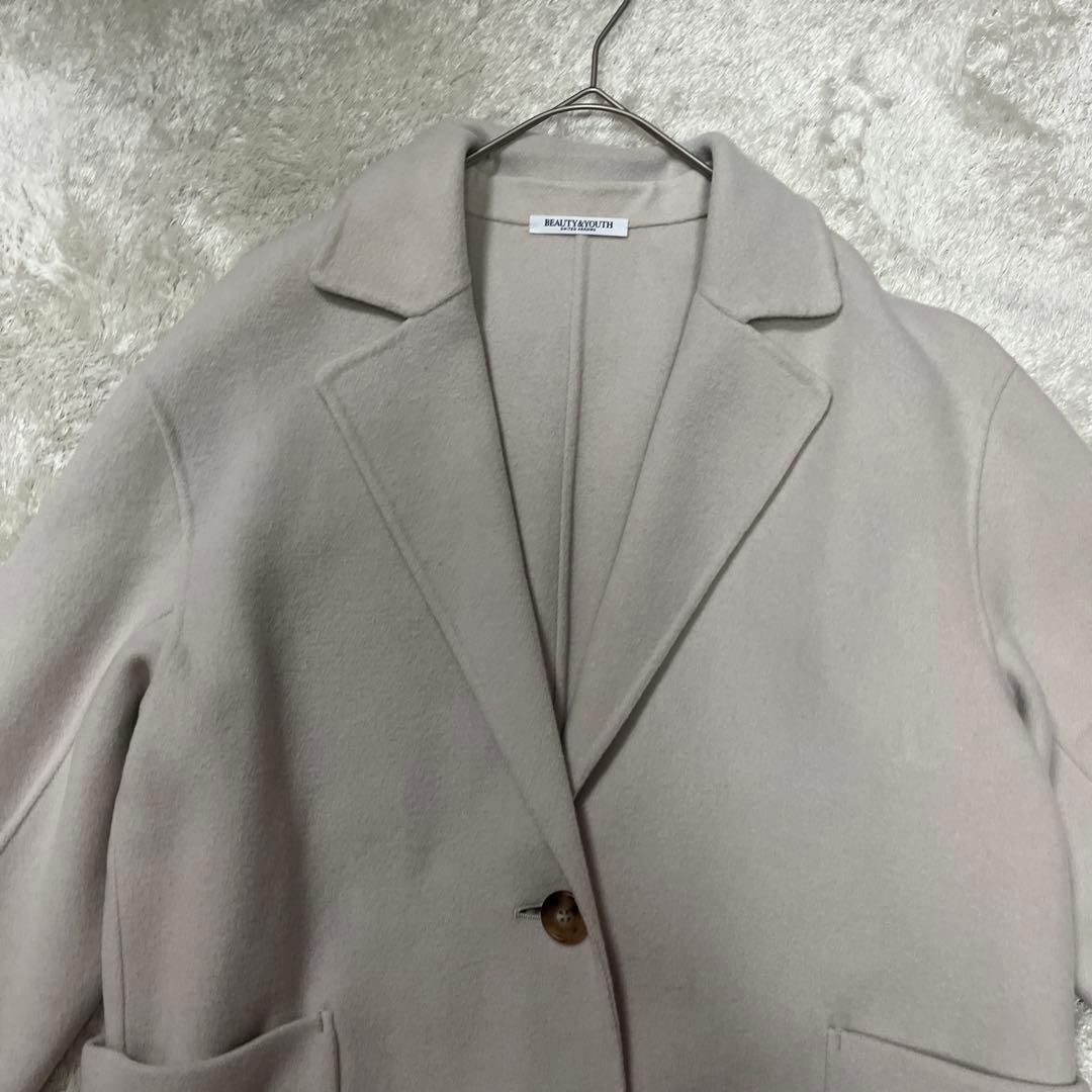 新品タグ付き　B&Y UNITED ARROWS テーラード リバーコート　S