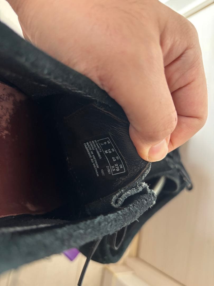 Clarks ワラビー GORE TEX スウェード ビブラムソール ブラック