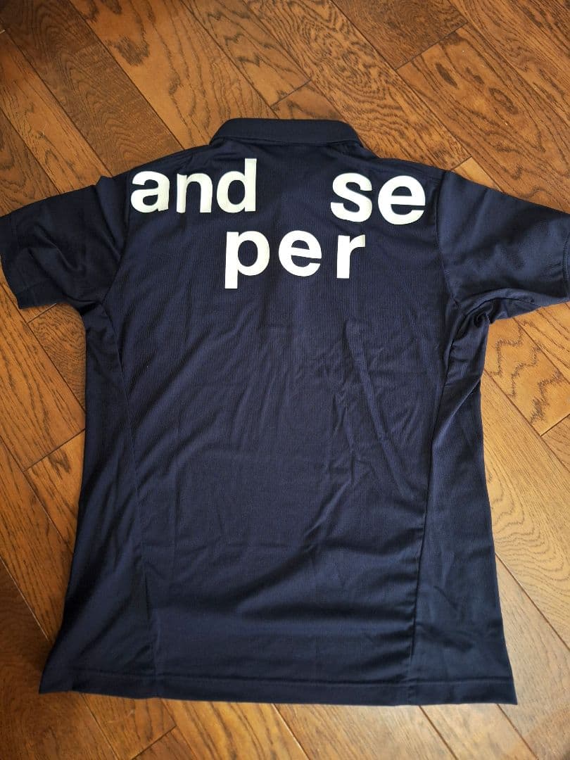 ♥and per se ♥ネイビーゴルフポロシャツ新品未使用【L】