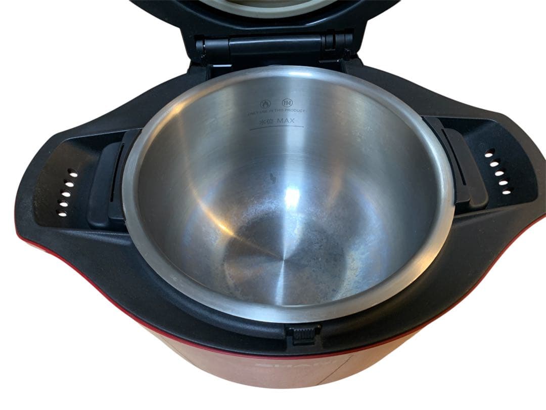 【印刷版取説付】SHARP ホットクック KN-HW24E-R 2.4L レッド