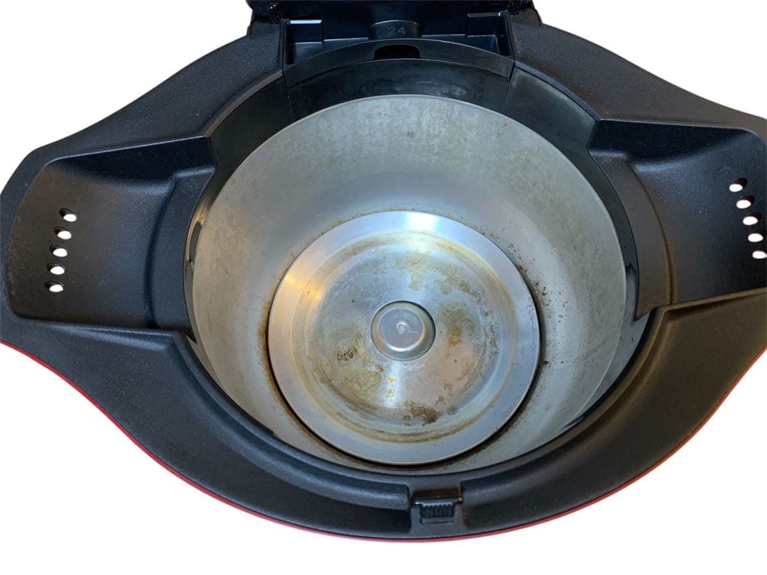 【印刷版取説付】SHARP ホットクック KN-HW24E-R 2.4L レッド