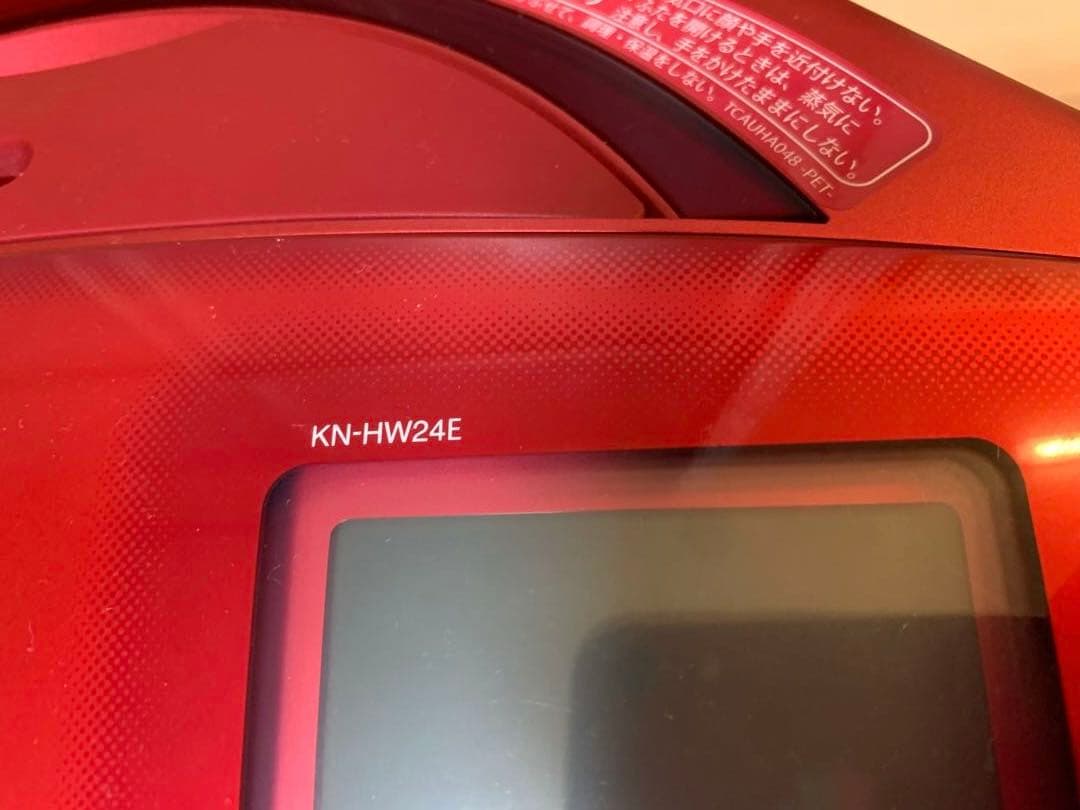 【印刷版取説付】SHARP ホットクック KN-HW24E-R 2.4L レッド