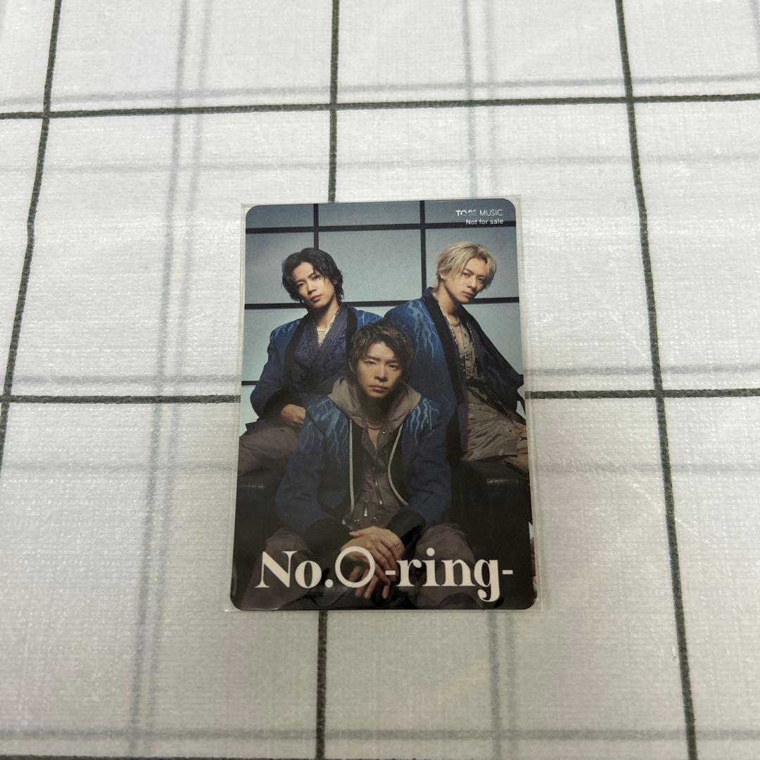 Number_i「No.I」「No.O -ring-」初回限定盤通常盤　特典付