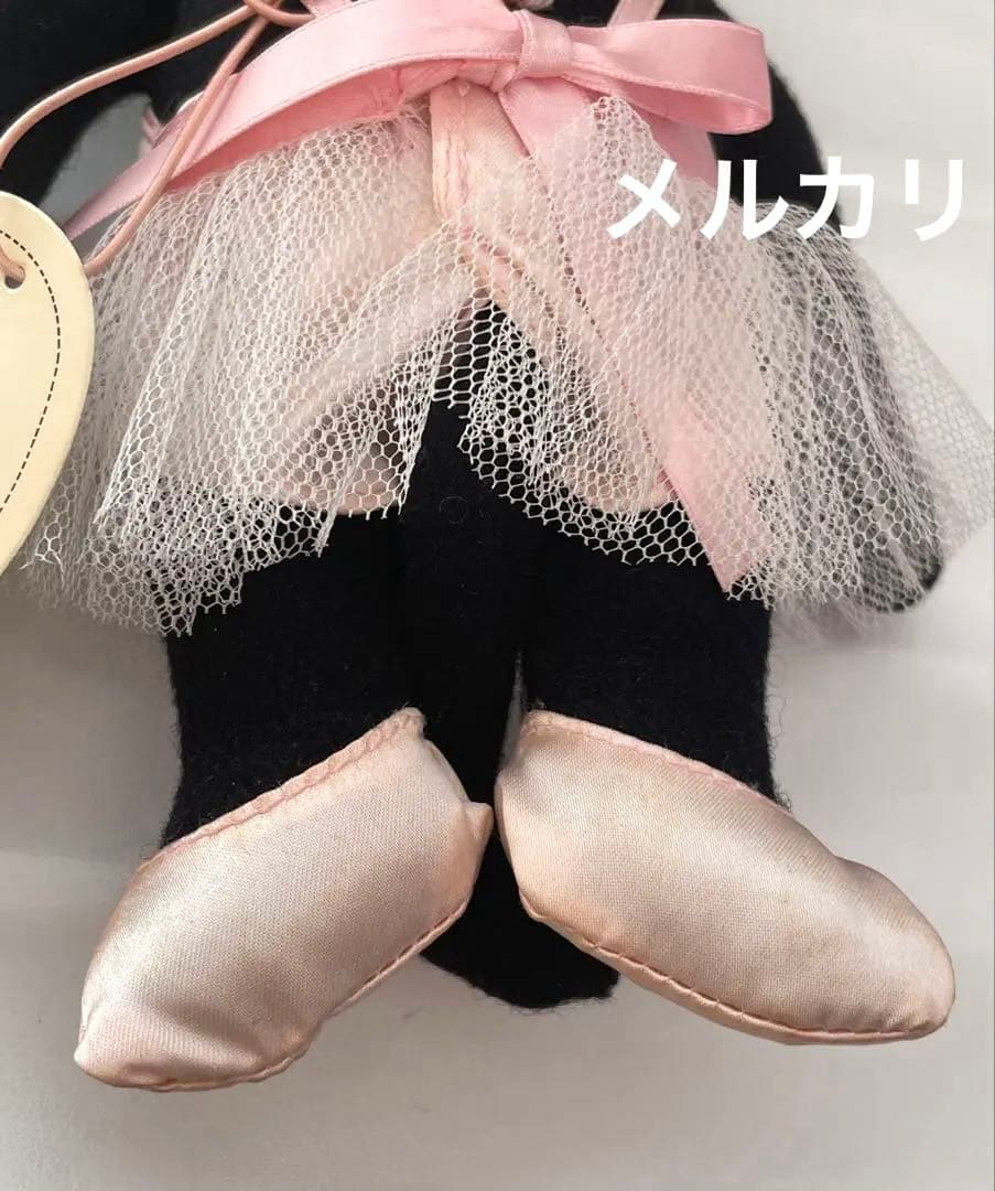 希少　モン•スイユ　 ティナ　Tina バレリーナ　黒猫　タグ付き　レトロ