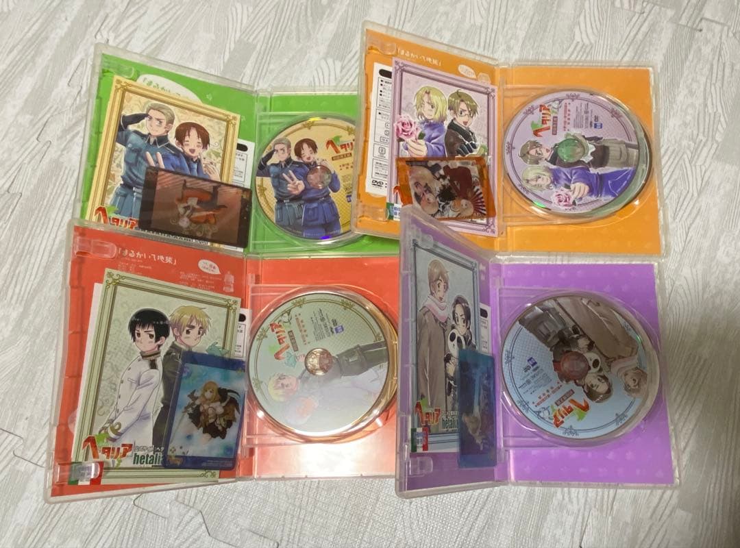 ヘタリア Axis Powers DVD全8巻➕fandiscセット