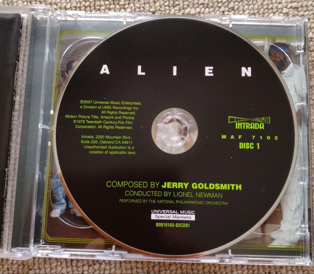 ALIEN サントラ 完全版 CD2枚組 (Intrada盤)