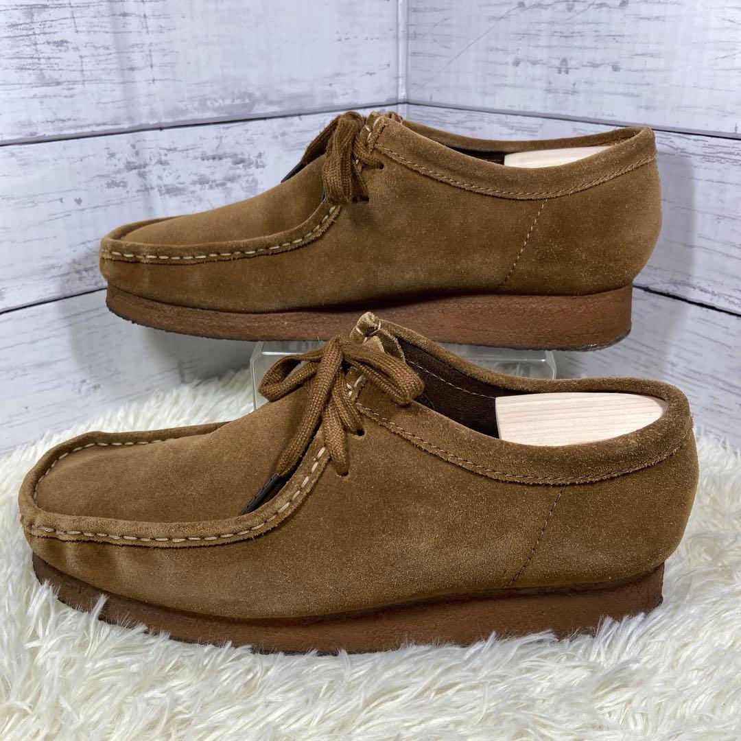 【美品】クラークス　Wallabeeワラビー　クレープソール　ブラウン　27.0