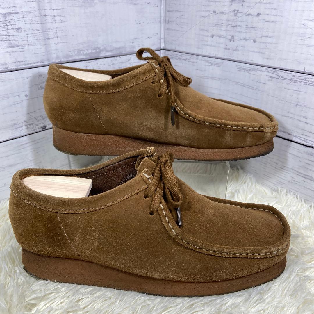 【美品】クラークス　Wallabeeワラビー　クレープソール　ブラウン　27.0