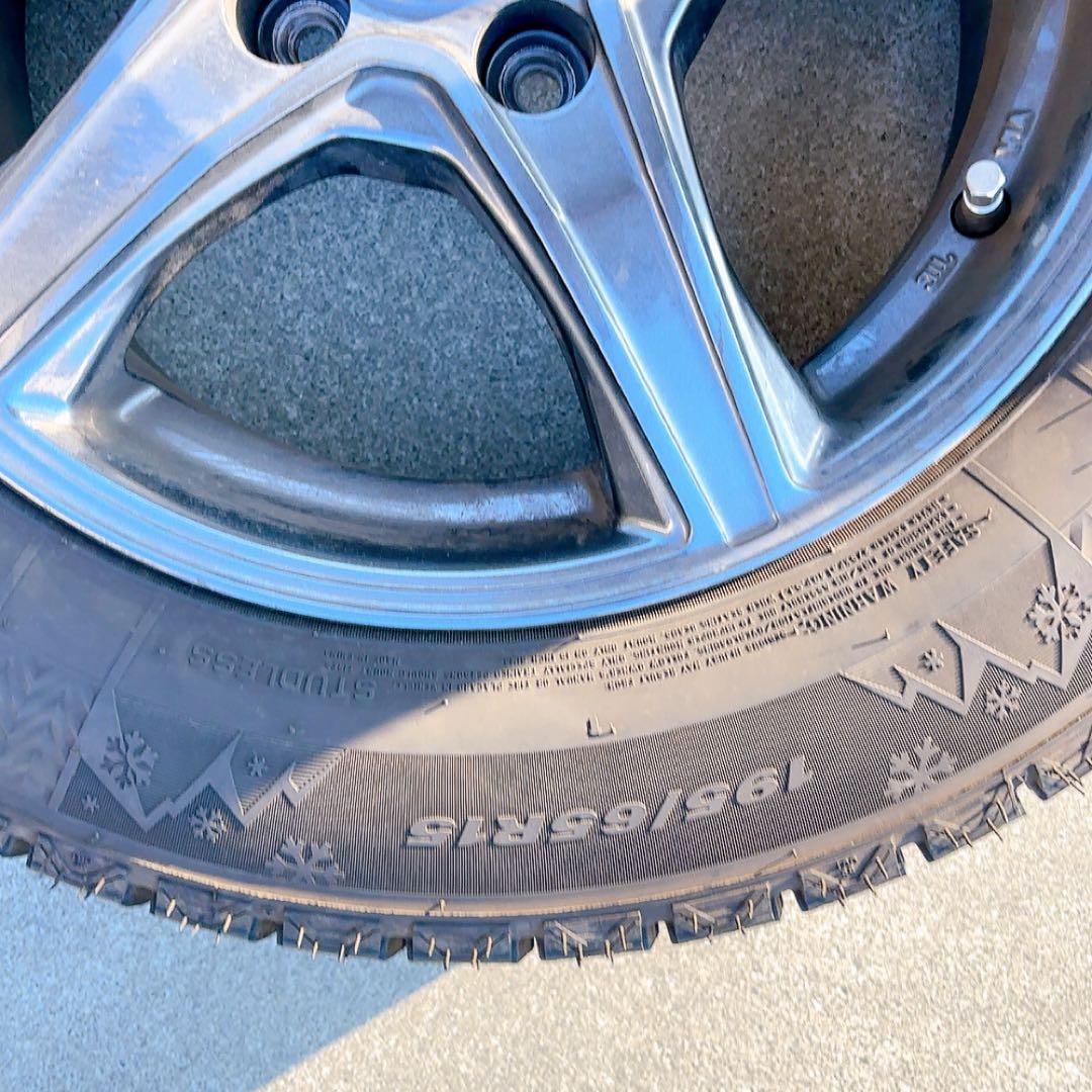 ホイール付き４本セット送料込み　NEXENスタッドレスタイヤ 195/65R15
