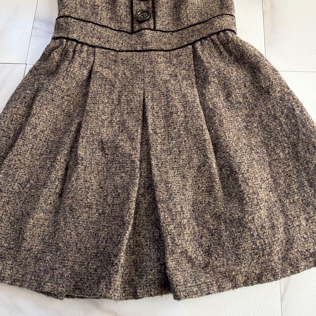 希少 美品 BURBERRY BLUE LABEL ツイード ワンピース