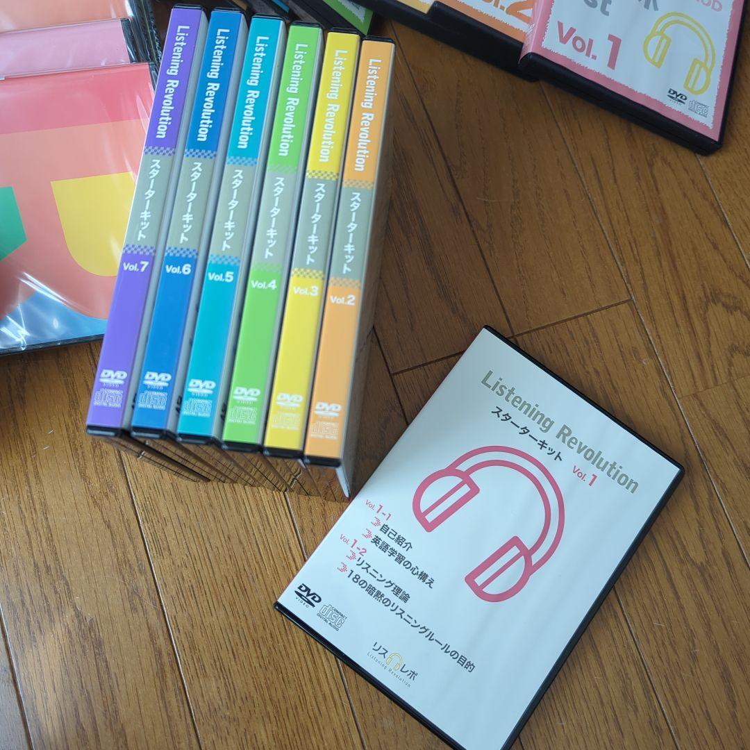 【新品多数】英語DVD教材　リスレボ　イムラン先生の英会話　計 61巻セット
