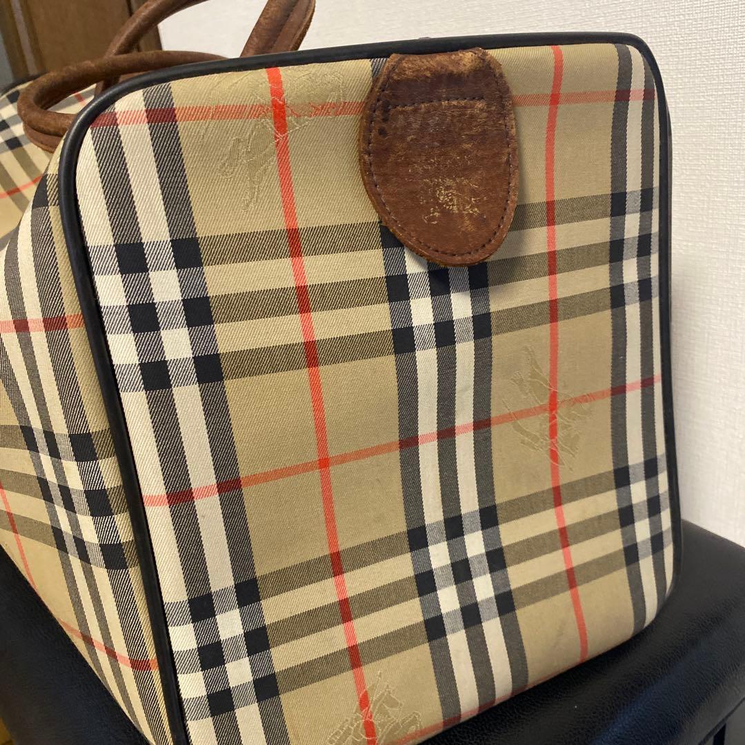 Burberrys ノバチェック　ボストンバッグ　バーバリー　ヴィンテージ