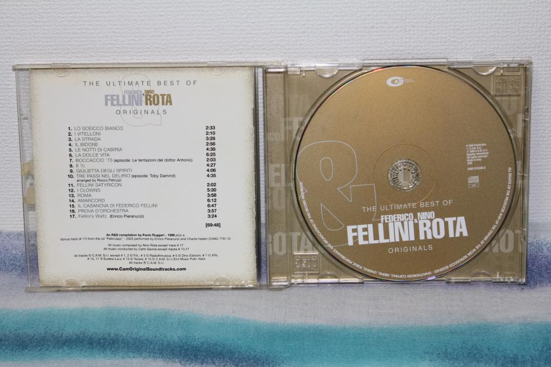CD17曲ベスト★ニーノ・ロータ フェデリコ・フェリーニ★2006盤