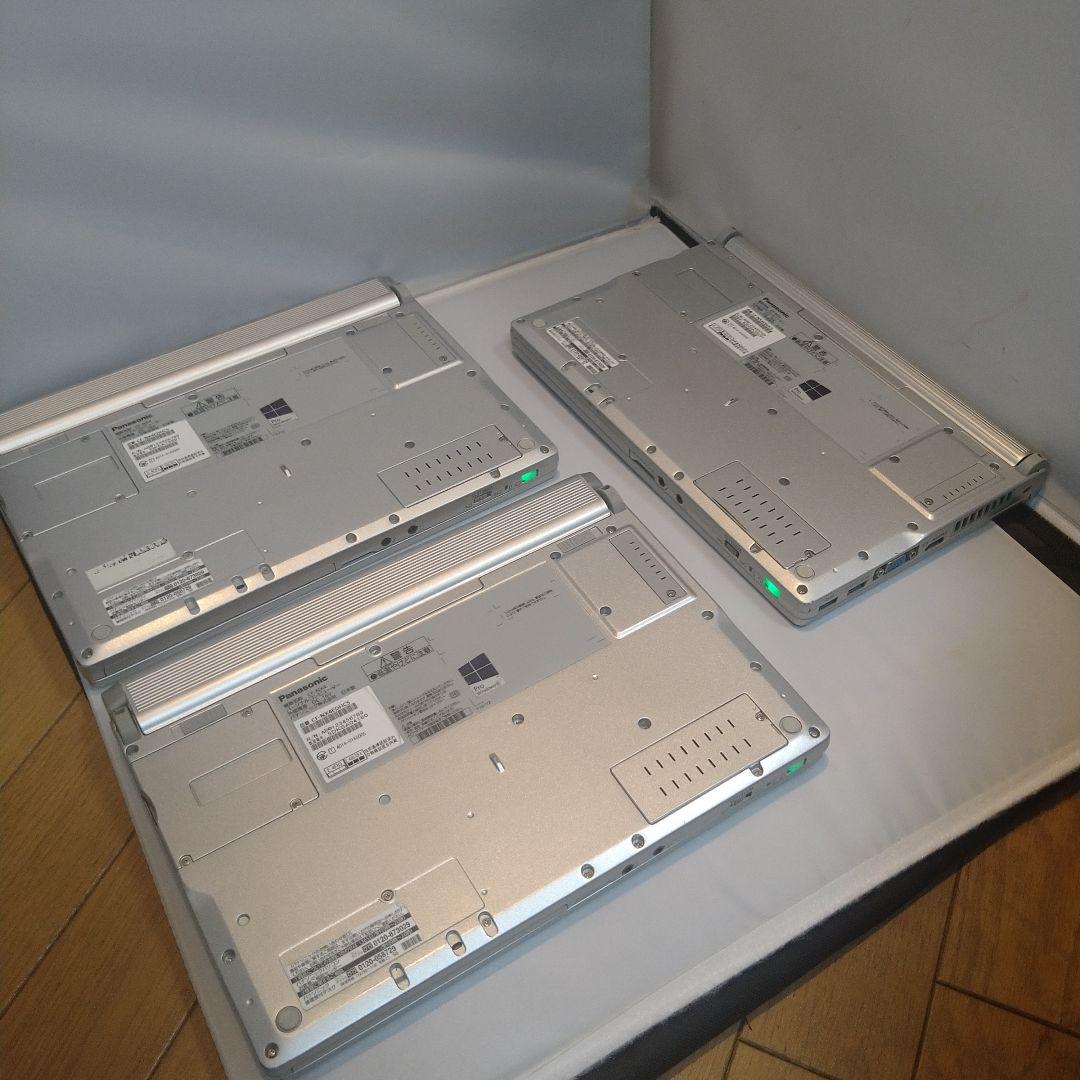 ジャンク3台セットLet's note CF-NX4 i5 8GB バッテリー有