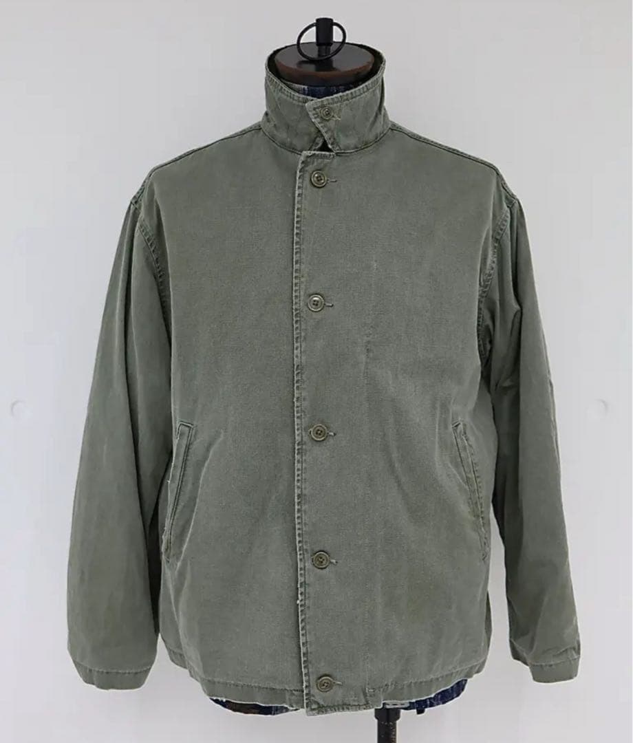 【即完売】Vintage US NAVY N-4 Deck Jacket