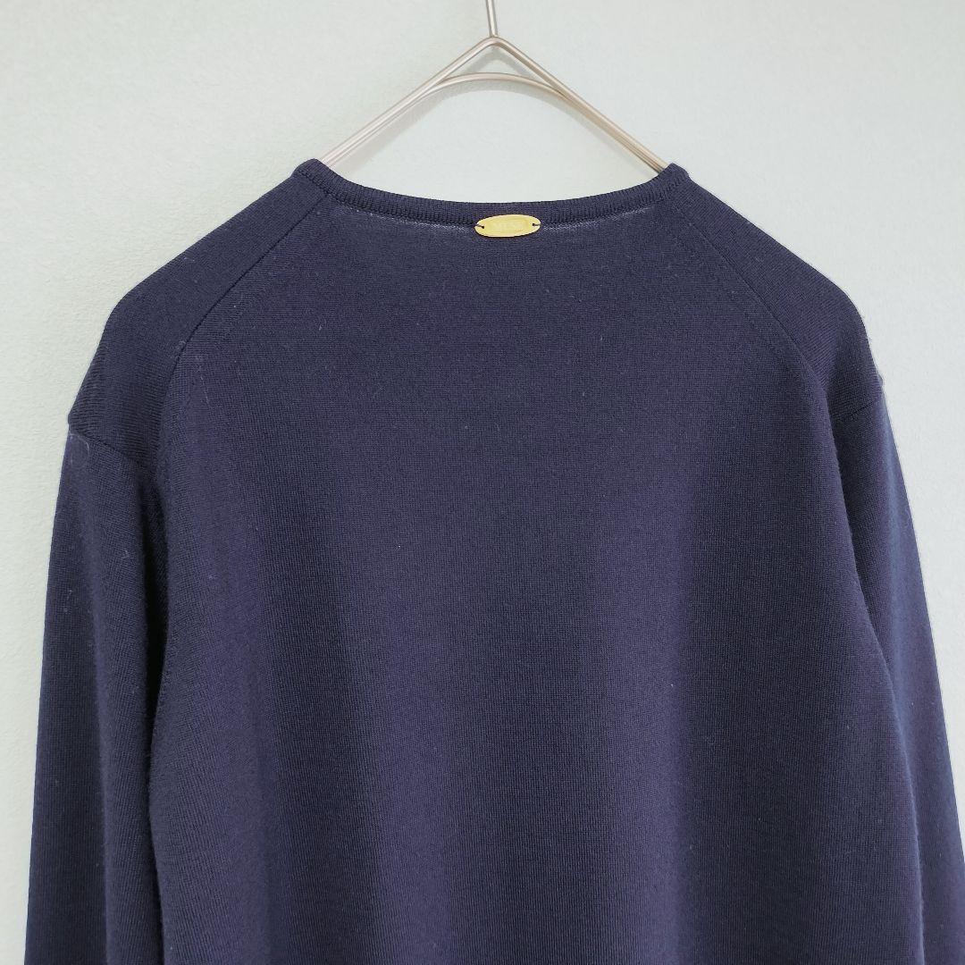 MUSE de Deuxieme Classe クルーネックカーディガン 紺色