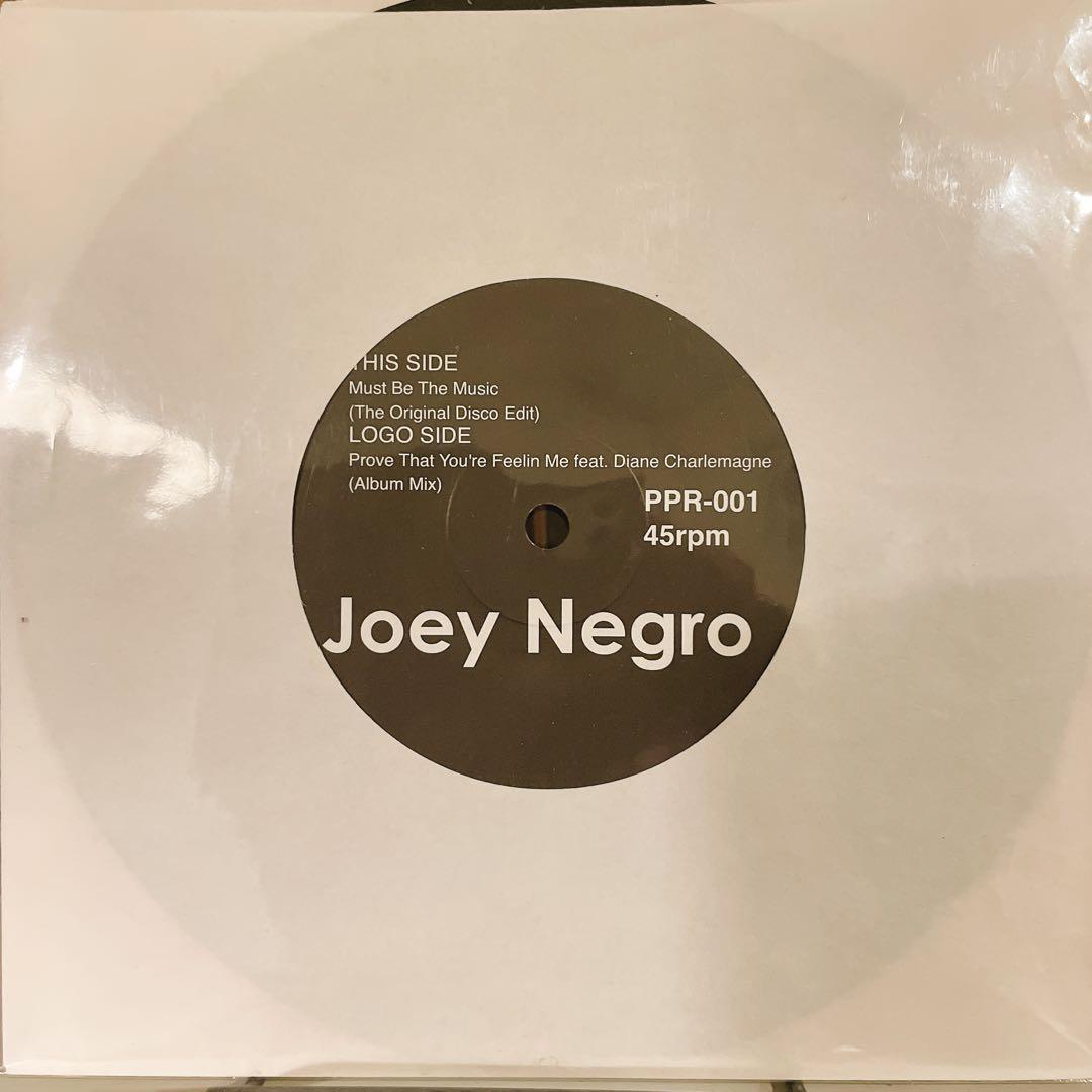 【未使用品】 Joey Negro Must Be The Music 7インチ