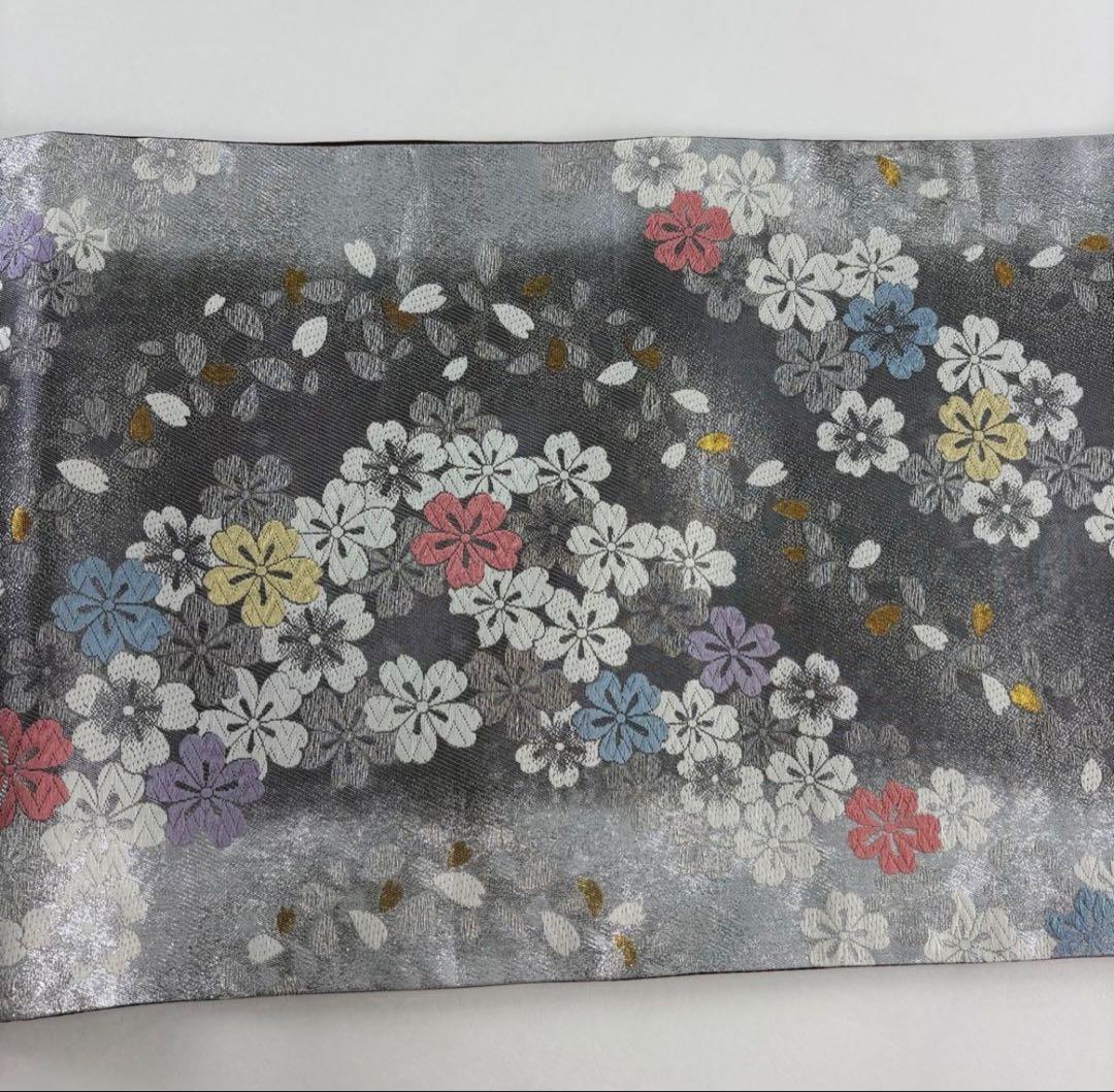 振袖 フルセット ピンク 花柄 シルバー帯 成人式 前撮り