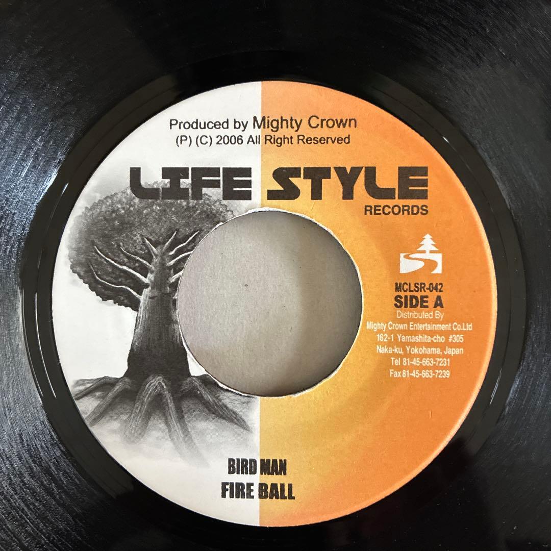 FIRE BALL / BIRD MAN CODE Z 7インチレコード