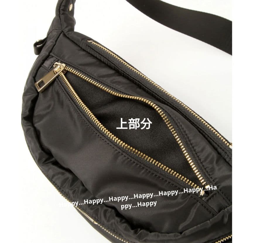 タグ付き★新品未使用♪キレイめボディBAG ブラック （ツヤ）ボディバッグ
