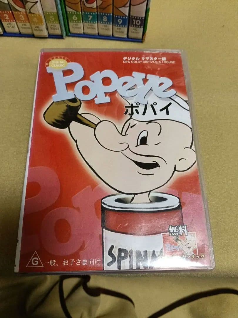 トムとジェリーDVDボックスセットとポパイ