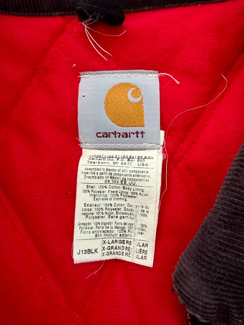 超超スペシャル カーハート サンタフェジャケット XL ブラック 黒