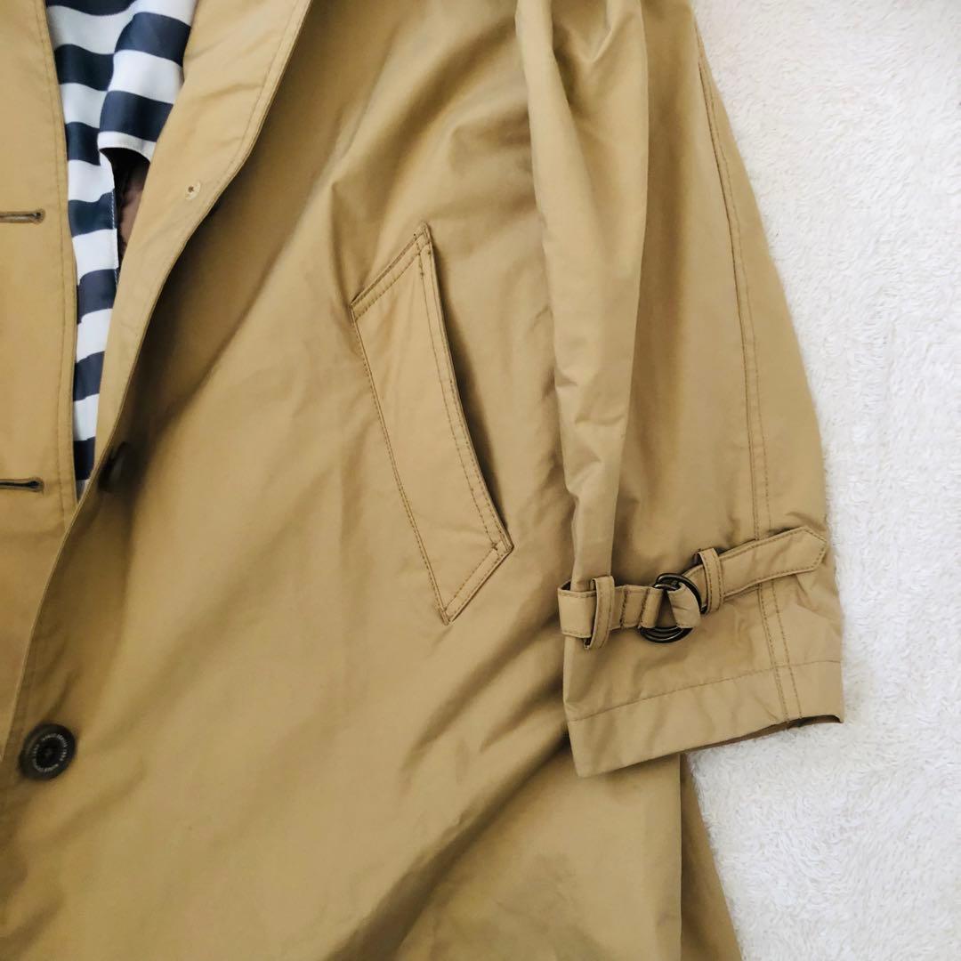 【AIGLE × SQUOVAL】別注トレンチコートトレンチコート ベージュ