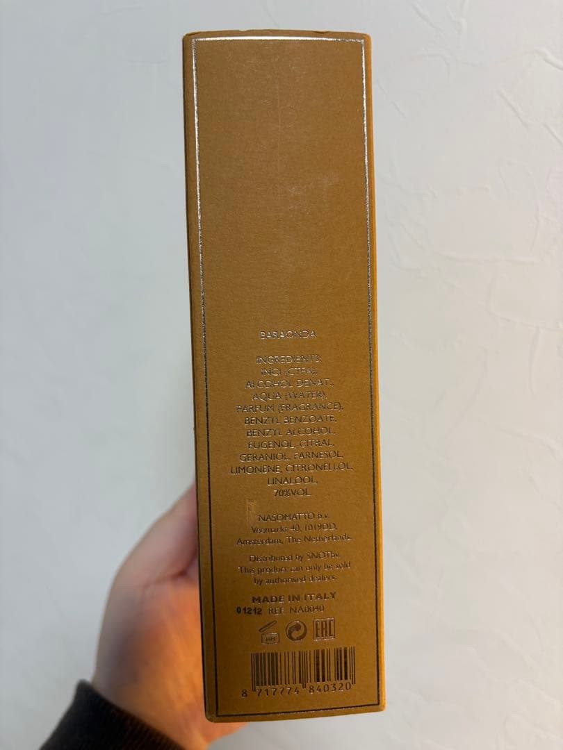 NASOMATTO Baraonda エクストレ de parfum 30ml