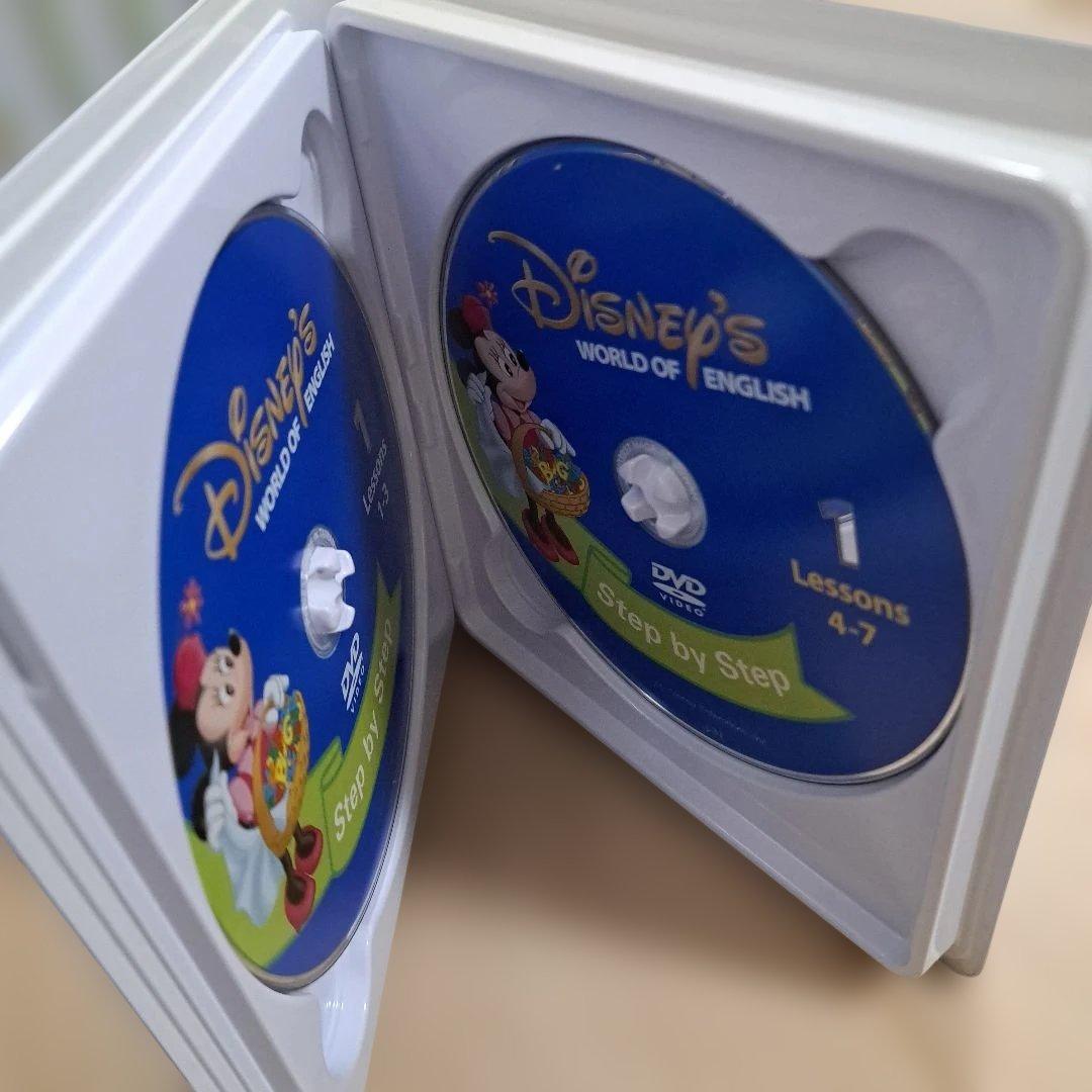ディズニー英語システム　ステップバイステップ　DVD　本　CD　まとめ売り