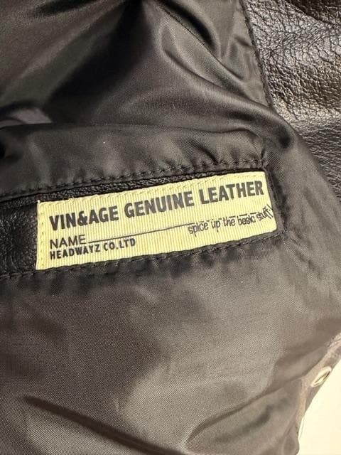 H-506 vin&age VEST : TYPE VLJ7 ヴィン＆エイジ