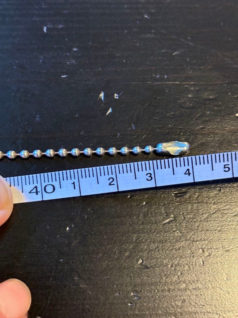 クロムハーツ ボールチェーン 44センチ　Chrome Hearts