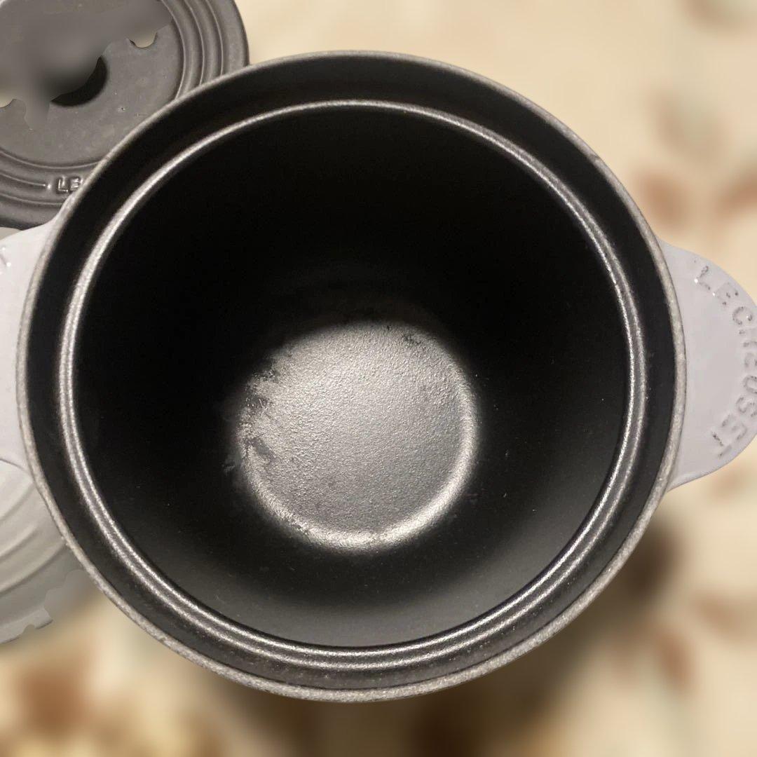 LE CREUSET 鋳鉄製 両手鍋 グレー